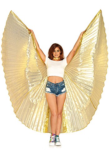 LEG AVENUE A2790 02622-026-One Sizes Fit Most A2790 -360 Degree Isis Wings, Einheitsgröße (Gold) von LEG AVENUE