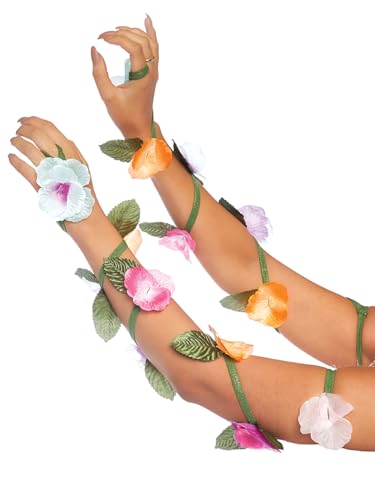 Leg Avenue Flower Handschuhe multicolor One Size von LEG AVENUE