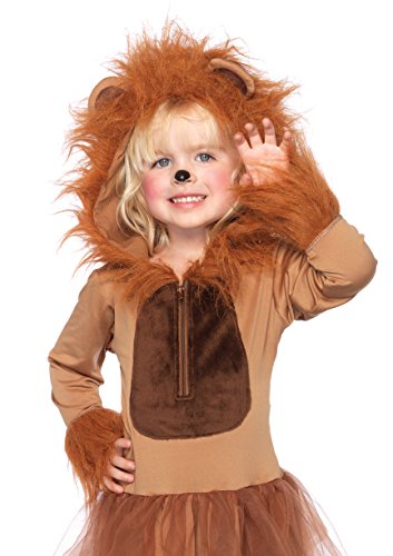 LEG AVENUE C48209 - Cuddly Lion Kinderkostüm Set, Größe XS, braun von LEG AVENUE