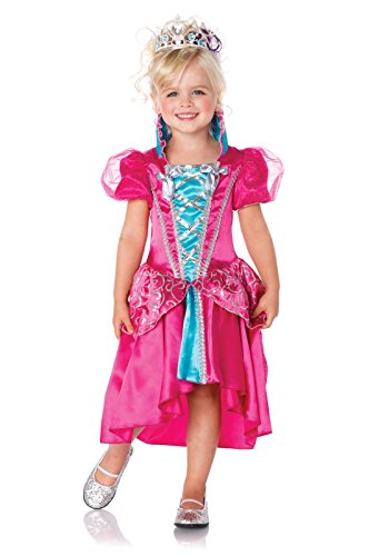 LEG AVENUE C49052 - Königliche Prinzessin Kinderkostüm Set, 2-teilig, Größe XS, rosa/türkis von LEG AVENUE