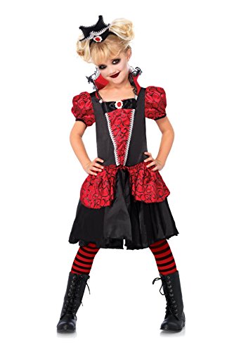 LEG AVENUE C49088 - Kostüm für Kinder "Vampirkönigin ", Größe S, multicolor von LEG AVENUE