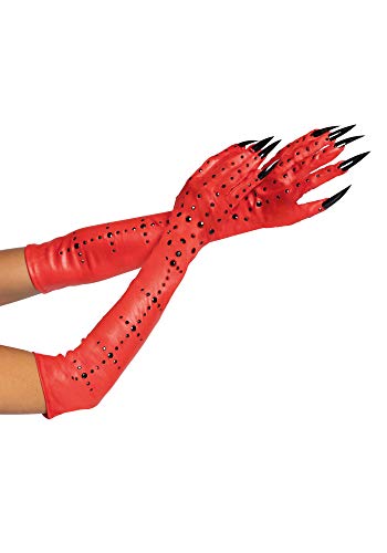 Leg Avenue Demon claw Handschuhe red One Size von LEG AVENUE