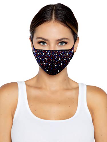 Leg Avenue 714718555591 - Liberty Rhinestone Face Mask, Einheitsgröße von LEG AVENUE