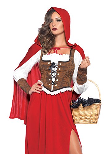 Leg Avenue 85376 - Woodland Rotkäppchen Damen kostüm , Größe Large (EUR 40), Karneval Fasching von LEG AVENUE