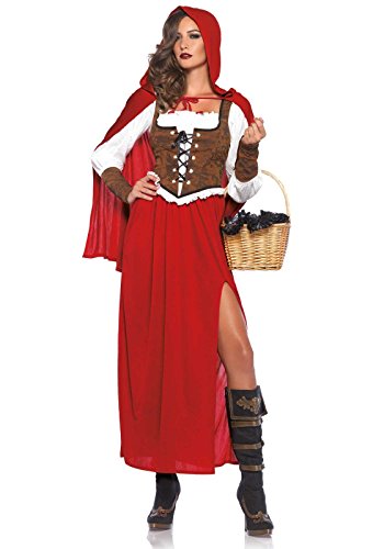 Leg Avenue 85376 - Woodland Rotkäppchen Damen kostüm , Größe Medium (EUR 38), Karneval Fasching von LEG AVENUE