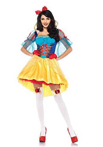 Leg Avenue 85583 2 teilig Set Märchenbuch Schneewittchen, Damen Karneval Kostüm Fasching, M/L, Mehrfarbig von LEG AVENUE