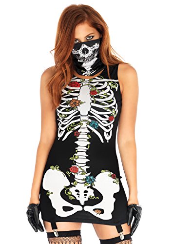 Leg Avenue 86661 Halloween Costume Kostüme, Damen, Black, White, M/L von LEG AVENUE