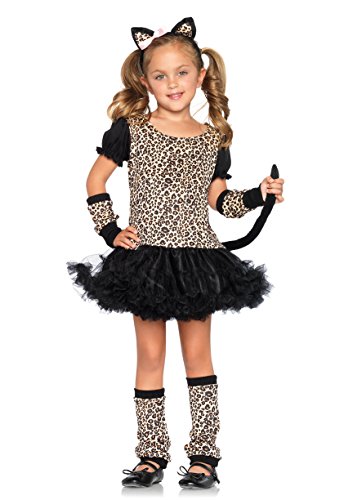 Leg Avenue C48129 Leopardenmuster Kostüme, Unisex-Kinder, Leopard, M von LEG AVENUE