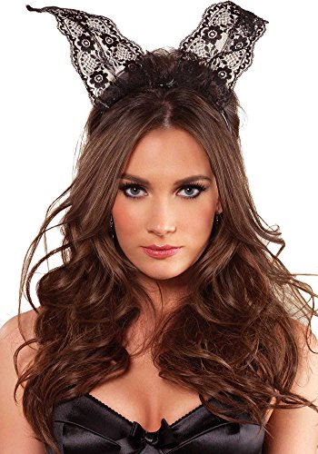 Leg Avenue Lace Bunny Ears Headbands & hairclips black von LEG AVENUE