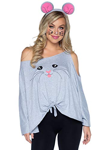 Leg Avenue Mouse Kostum Set grey One Size von LEG AVENUE