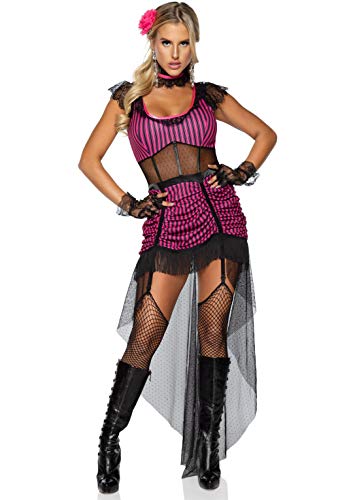 Leg Avenue Saloon Girl Kostum pink, black M Leg Avenue Saloon Girl Kostum pink, black M von LEG AVENUE