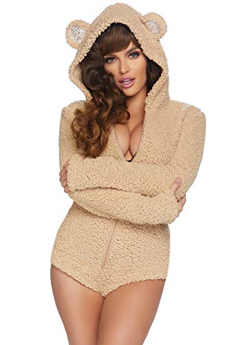 LegAvenue 86823 Bär Animals Kostüm, Damen, beige, L von LEG AVENUE