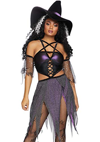 LegAvenue 86829 Vampire and Witches, Damen, Purple, S von LEG AVENUE