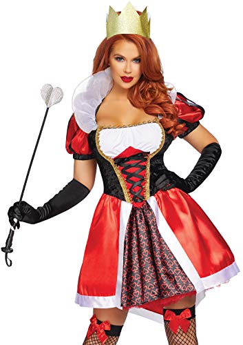 LegAvenue 86839 Alice im Wunderland Fairytales Kostüm, Damen, red, Black, L von LEG AVENUE