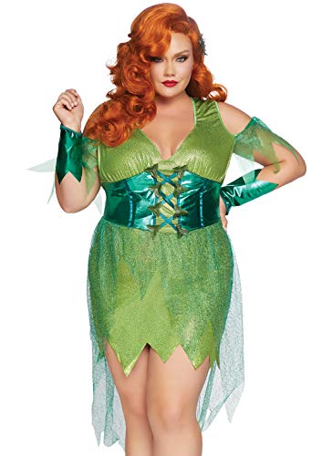 LegAvenue 86872X Poison Ivy Superheros Kostüm, Unisex – Erwachsene, Green, XL von LEG AVENUE