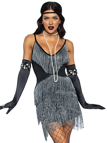 Scala Dazzling Flapper Costumes Black L von LEG AVENUE