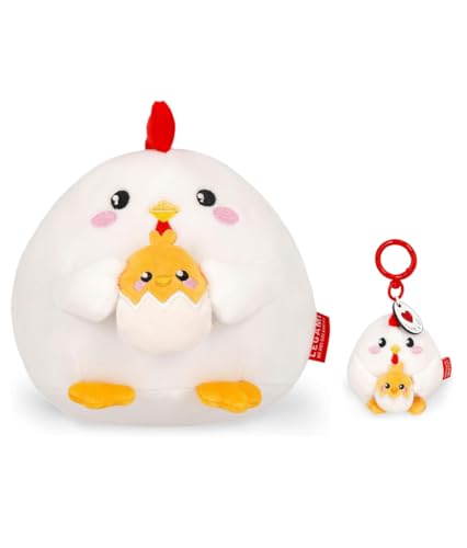 LEGAMI - Super Soft Plush Plüsch, Huhn Thema, Mini Größe, mit personalisierbarer ID Karte, 14x15x12 cm, White Schlüsselanhänger Super Soft! Huhn Motiv LEGAMI - Super Soft Plush Plüsch, Huhn Thema, Mini Größe, mit personalisierbarer ID Karte, 14x15x12 cm, White Schlüsselanhänger Super Soft! Huhn Motiv von LEGAMI