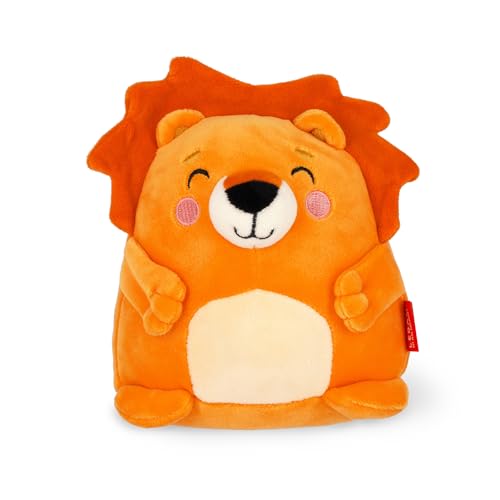 Legami - Super Soft Plush Plüsch, Lion Thema, Mini Größe, mit personalisierbarer ID Karte, Steht alleine, 14x15x12 cm, Orange Legami - Super Soft Plush Plüsch, Lion Thema, Mini Größe, mit personalisierbarer ID Karte, Steht alleine, 14x15x12 cm, Orange von LEGAMI