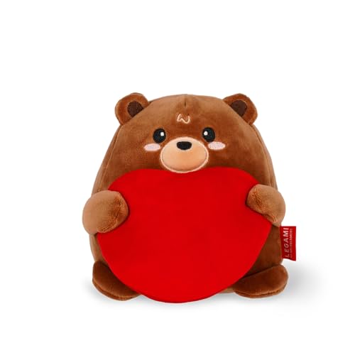 Legami - Super Soft Plush Plüsch, Teddy Bear Thema, Mini Größe, mit personalisierbarer ID Karte, Steht alleine, 14x15x12 cm Legami - Super Soft Plush Plüsch, Teddy Bear Thema, Mini Größe, mit personalisierbarer ID Karte, Steht alleine, 14x15x12 cm von LEGAMI