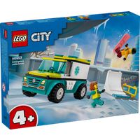 LEGO® City 60403 Rettungswagen und Snowboarder von LEGO® 4+