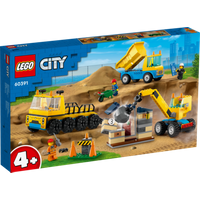 LEGO® City 60391 Baufahrzeuge und Kran mit Abrissbirne von LEGO® CITY