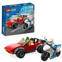 LEGO City 60392 Verfolgungsjagd mit Polizeimotorrad & Spielzeug-Auto von LEGO® GmbH