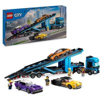 LEGO City Autotransporter mit Sportwagen, LKW-Spielzeug 60408 von LEGO® GmbH