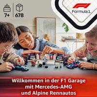 LEGO City F1 Garage mit Mercedes-AMG & Alpine Rennautos - Bauset 60444 von LEGO® GmbH