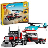 LEGO Creator 3in1 31146 Tieflader mit Hubschrauber, LKW-Spielzeug von LEGO® GmbH