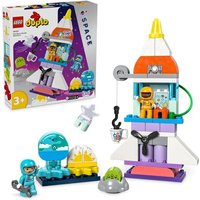 LEGO DUPLO 10422 3-in-1-Spaceshuttle für viele Abenteuer, Weltraum-Spielzeug von LEGO® GmbH