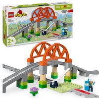 LEGO DUPLO Town Eisenbahnbrücke und Schienen – Erweiterungsset 10426 von LEGO® GmbH