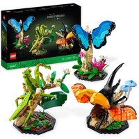 LEGO Ideas 21342 Die Insektensammlung, 3 Insekten-Modelle mit Schmetterling von LEGO® GmbH