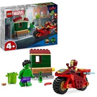 LEGO Marvel Iron Man mit Bike und der Hulk, Avengers-Bauset 76287 von LEGO® GmbH