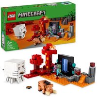 LEGO Minecraft 21255 Hinterhalt am Netherportal, baubares Nether-Spielzeug von LEGO® GmbH