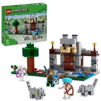 LEGO Minecraft Die Wolfsfestung, Spielset mit Festung und Skelett 21261 von LEGO® GmbH