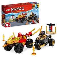 LEGO NINJAGO 71789 Verfolgungsjagd Set mit Kais Flitzer und Ras' Motorrad von LEGO® GmbH