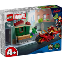 LEGO® Marvel Super Heroes™ 76287 Iron Man mit Bike und der Hulk von LEGO® MARVEL SUPER HEROES™