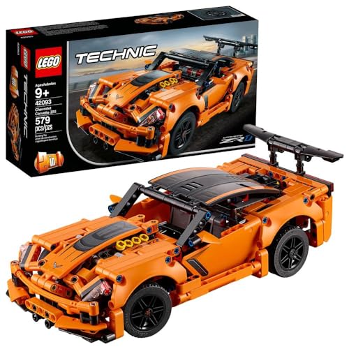 LEGO 42093 Technic Chevrolet Corvette ZR1 Rennwagen oder Hot Road, 2-in-1 Modellauto, Rennwagen-Kollektion[Exklusiv bei Amazon] von LEGO TECHNIC