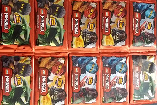 10 Booster Lego Ninjago Karten Serie 2-10 Pack á 5 Sammelkarten von LEGO