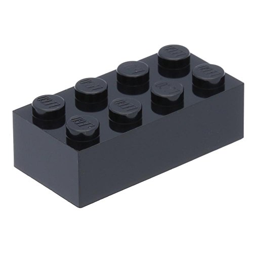 LEGO 10 Ziegelsteine 2 x 4 in Schwarz von LEGO