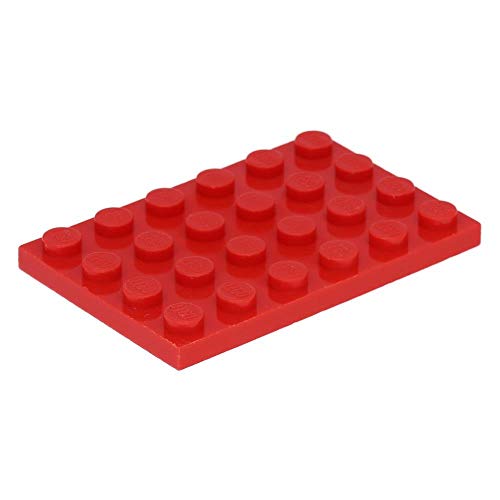 10 x LEGO® Platte 4 x 6 Rot von LEGO