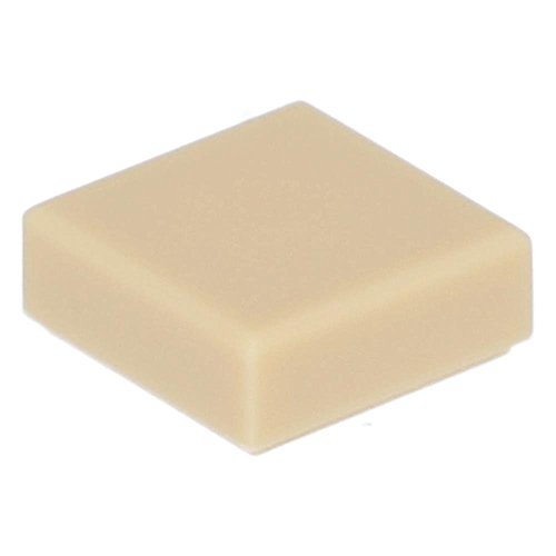 100 x LEGO® Fliese 1 x 1 Noppen mit Einkerbung Beige von LEGO