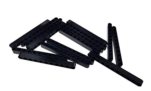 15 Stück LEGO TECHNIC "Liftarm 1x11 Noppen" in Schwarz. von LEGO