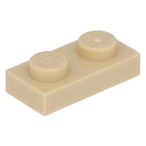 50 x LEGO® Platte 1 x 2 Beige von LEGO