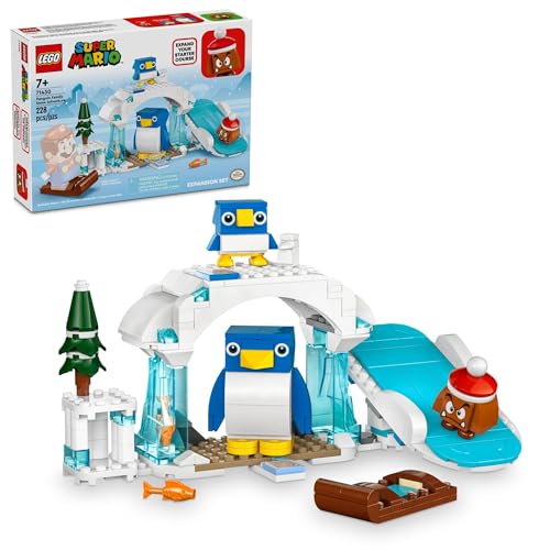 KITMOUS Penguin Family Snow Adventure Expansion Set, Build and Display Toy for Kids, Includes a Goomba Figure and Baby Penguin, Gift for Gamers, Boys and Girls Ages 7 and Up,71430 von LEGO