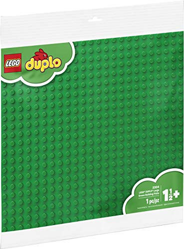 LEGO Duplo Große Platte grün, 38,1 cm x 38,1 cm, 2304 Kreativ Spielzeug (1 Stück) von LEGO