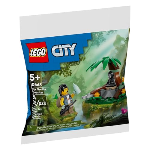 Lego® City Baby Gorilla Encounter Bauspielzeug Polybag 30665 34 Teile STEM Spielzeug für Kinder ab 5 Jahren von LEGO