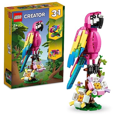 LEGO® Creator 31144 Exotischer pinkfarbener Papagei, Schwarz von LEGO