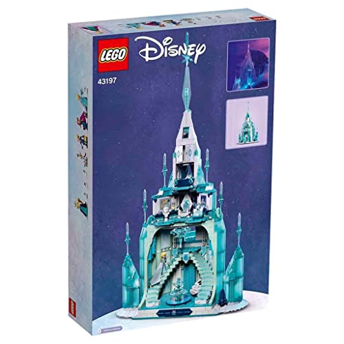 LEGO® Disney 43197 Eisschloss - Häuser-Set, welches zum Selberspielen mit Prinzessinnen, 14 Jahre+ (1709 Teile) von LEGO