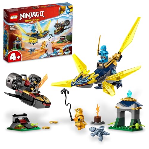 Lego Ninjago 71798 Duell zwischen NYA und Arins Babydrachen, 157 Teile von LEGO